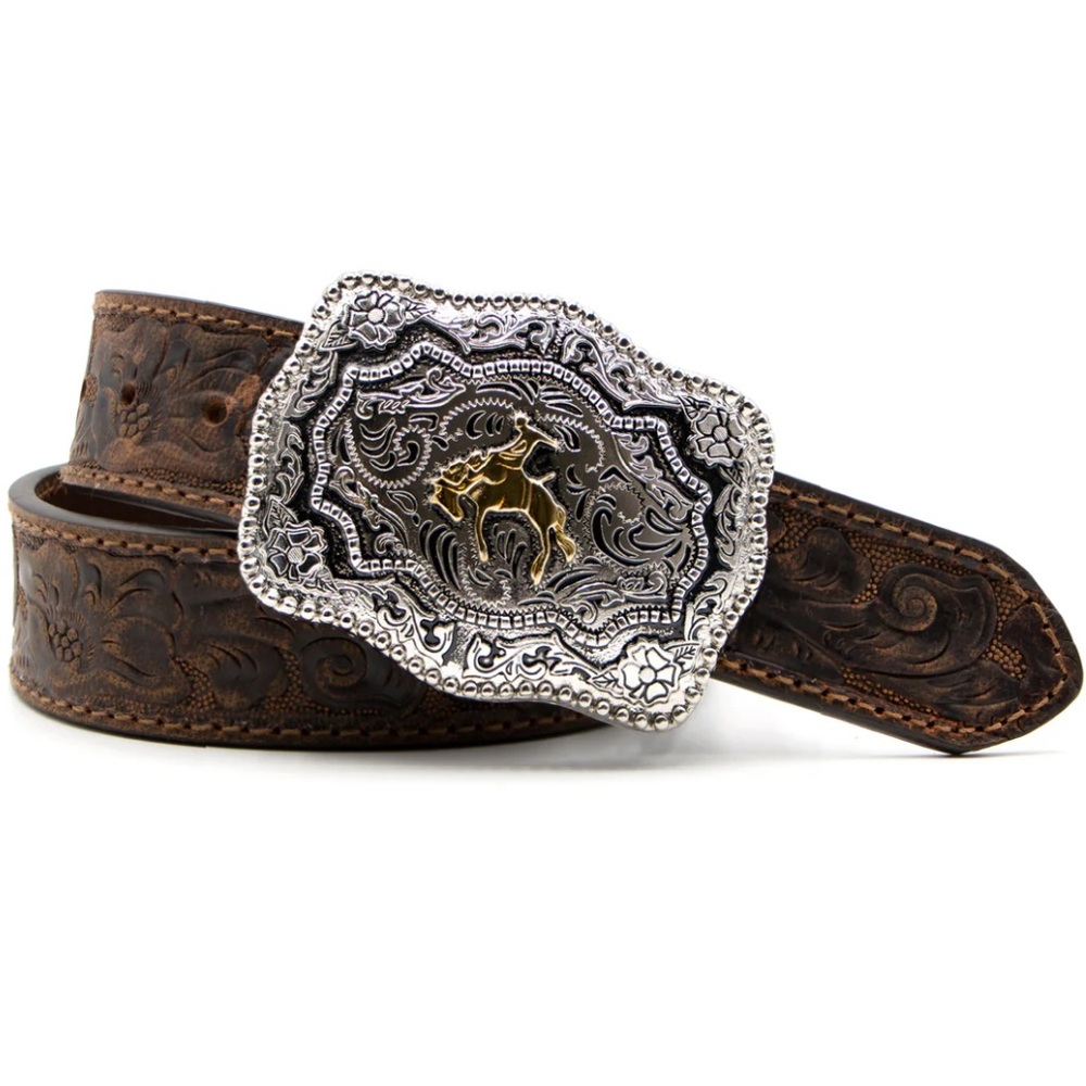 Kids’ 1 1/4" Buckin’ Bronc Buckle Belt size 26